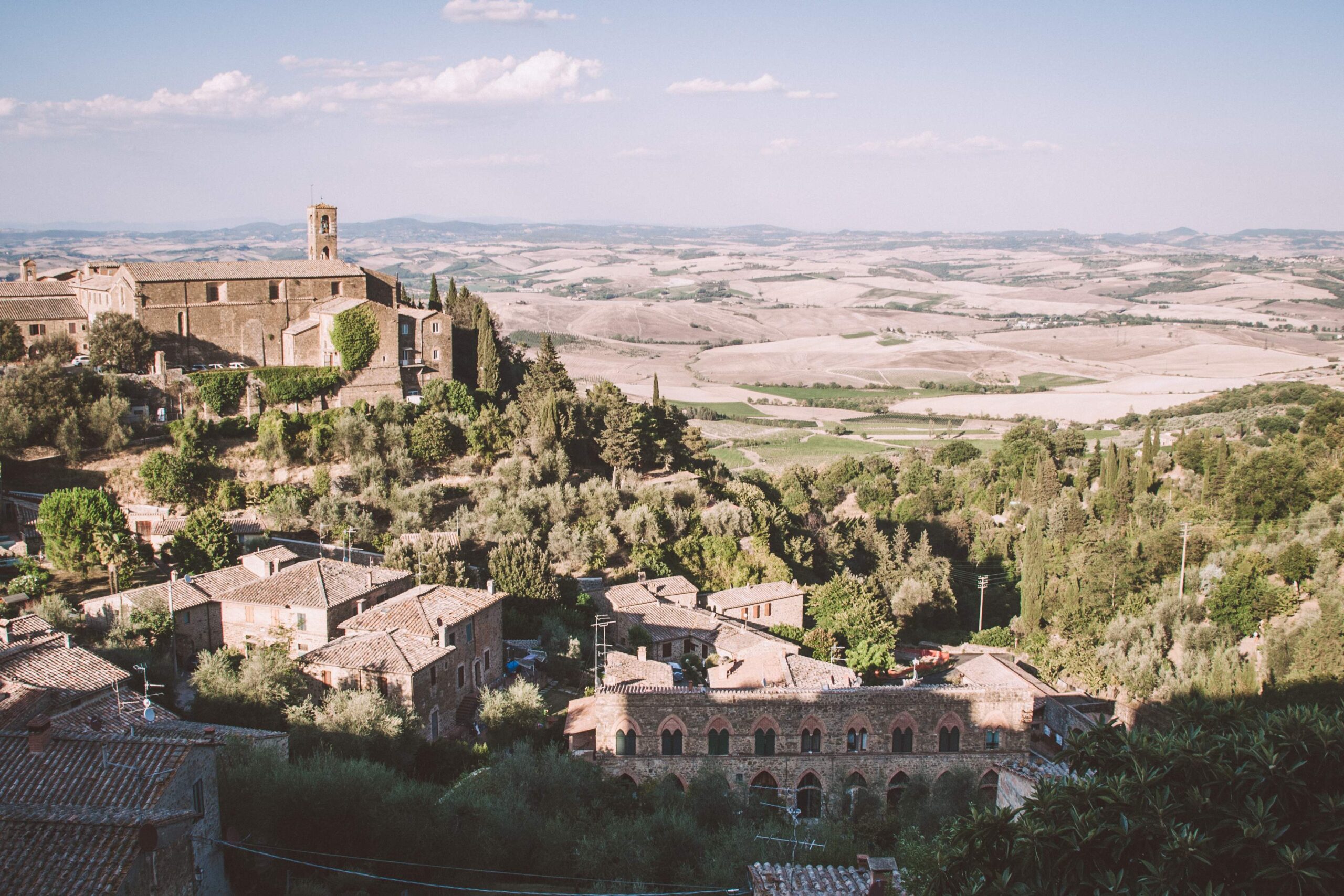 Aussicht auf Montalcino