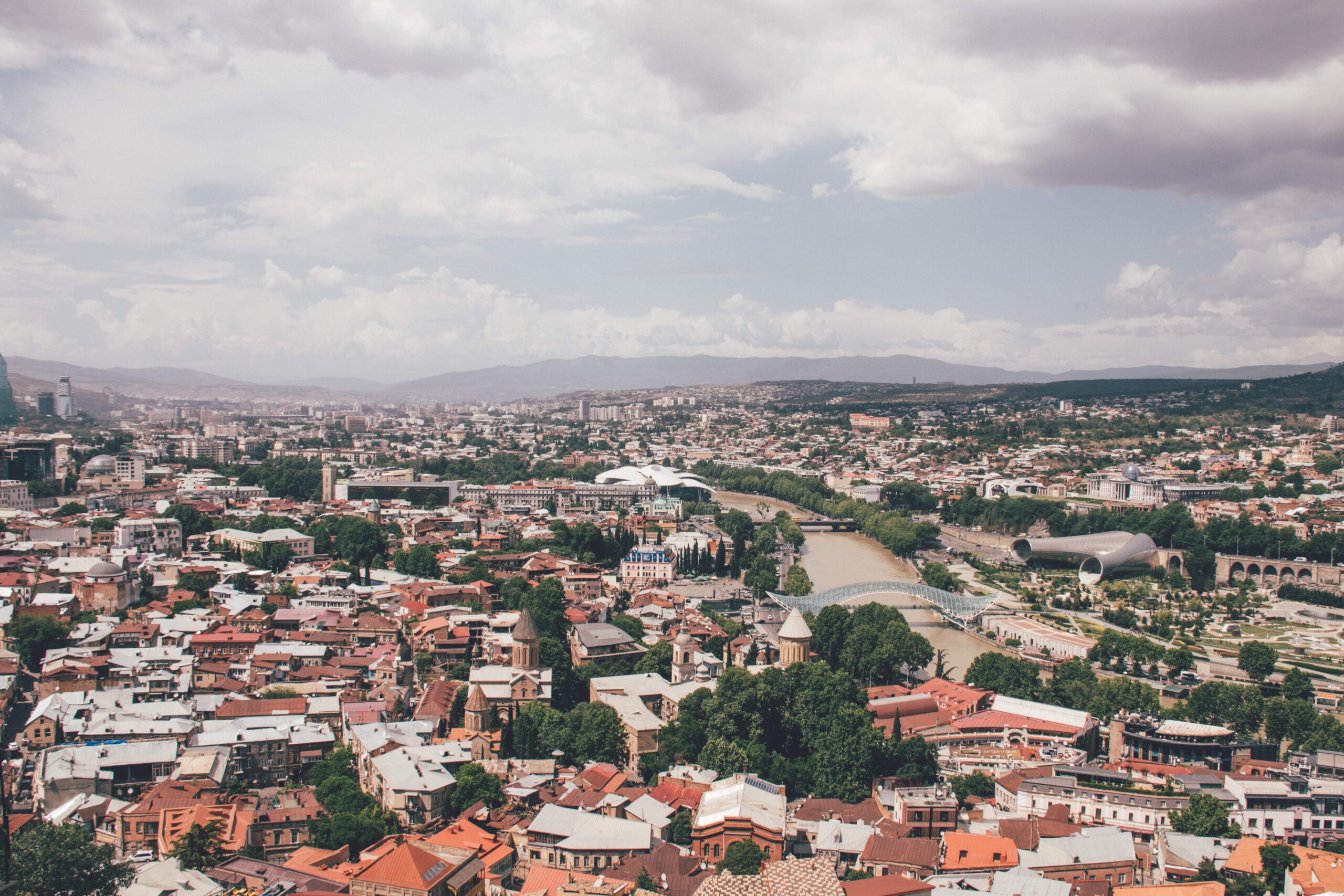 Blick auf die Altstadt von Tiflis