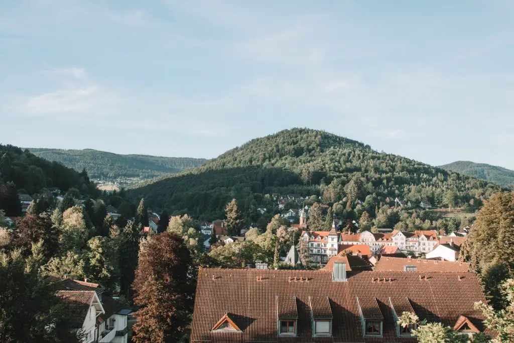 Ausblick vom Hotel im Schwarzwald Panorama